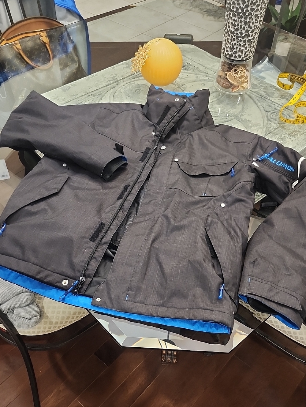 Salomon Mens Clima Pro Outdoor ski Snowboarding Performance Coat Jacket Small